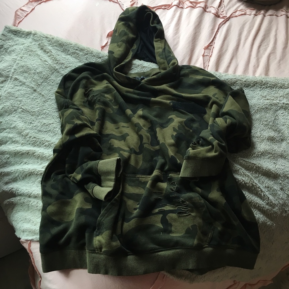 Camo oversized sweatshirt